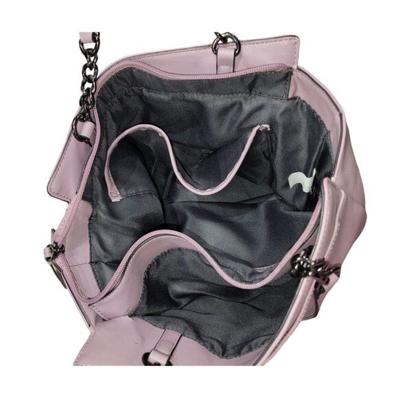 Simply Vera Wang Cara Tote Bag Handbag Purse - Elderberry - Picture 3 of 7